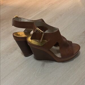Michael Kors Wood Wedge Sandal